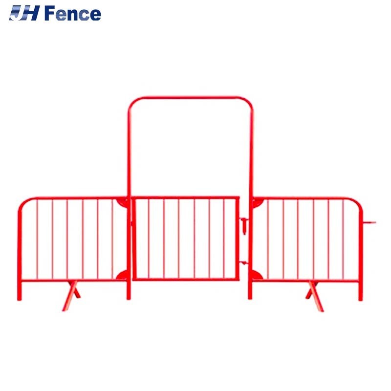 Road Safety Barrier/Steel Barricades with Bridge Base/Crowd Control Barriers