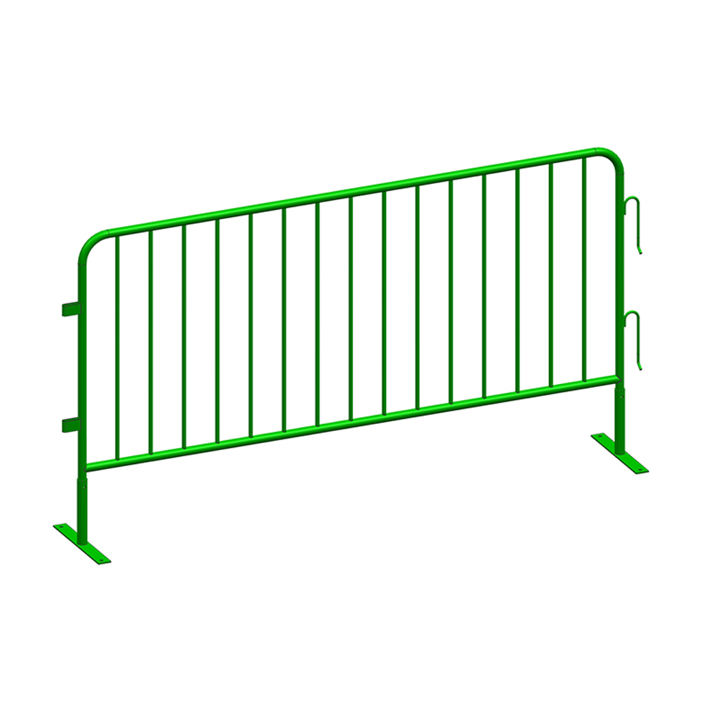 durable wholesale manufacturer high quality crowd control fence customized metal  barrier portable barricades temporary fence