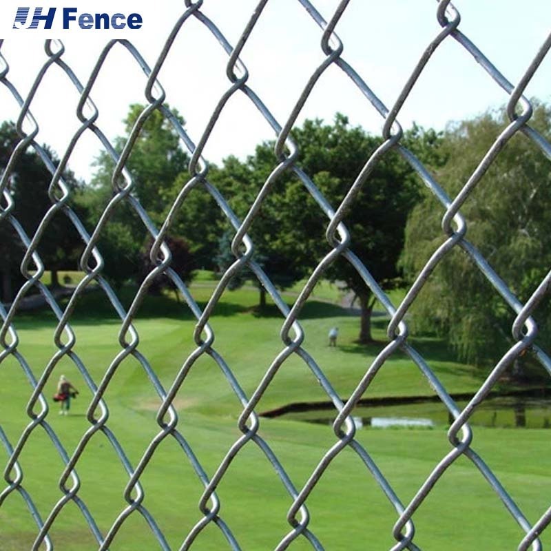 5 FT Galvanized Chain Link Fence Wire Mesh cyclone wire fence philippines commercial chain link fence