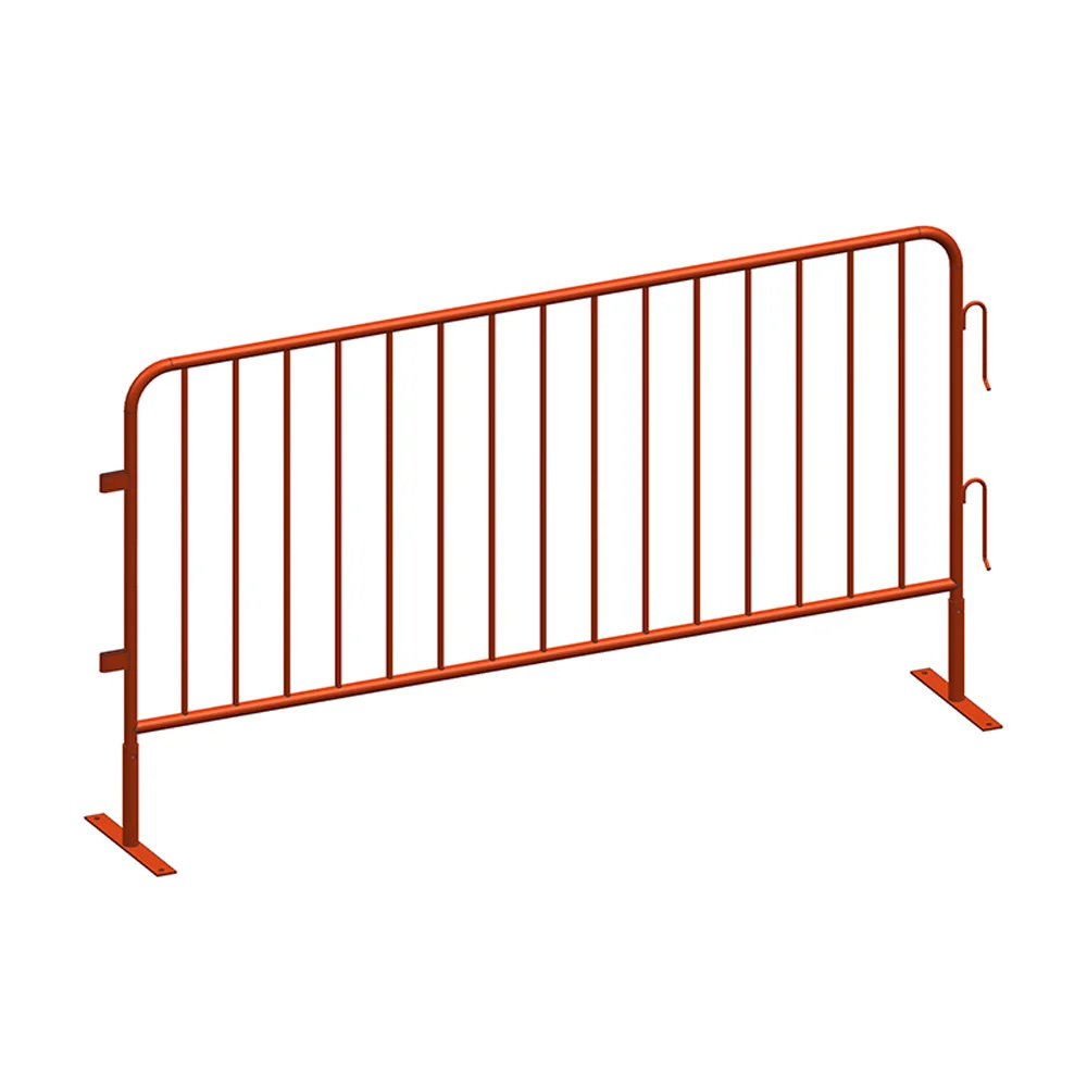 durable wholesale manufacturer high quality crowd control fence customized metal  barrier portable barricades temporary fence