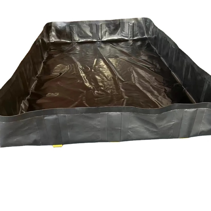 Portable L-shanped Oil Spill Containment Berm 10' x 10' x 12