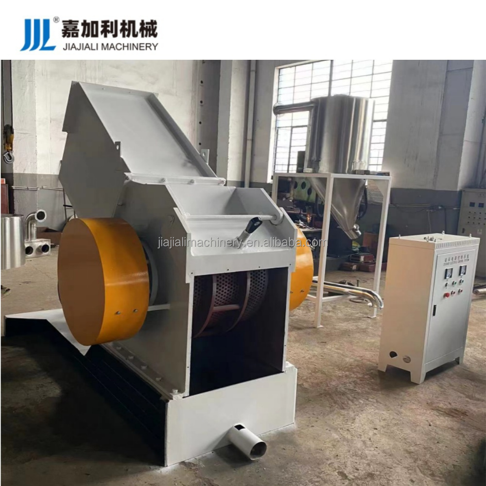 PE PVC Pet Waste Plastic Crushing Machine Double Shaft Shredder for Waste Material Crusher ABS/PC/PS/PMMA 1 Year Warranty