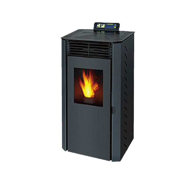 8KW wood burning pellet stoves, home using small wood pellet fireplaces with high efficiency