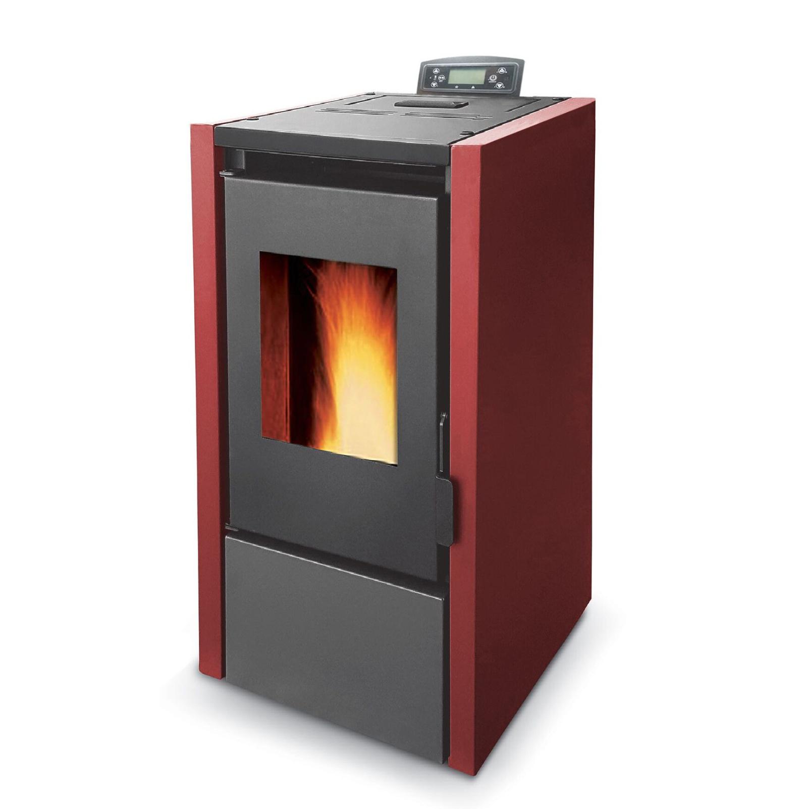 6 KW Mini portable wood burning pellet stove, estufa a pellet