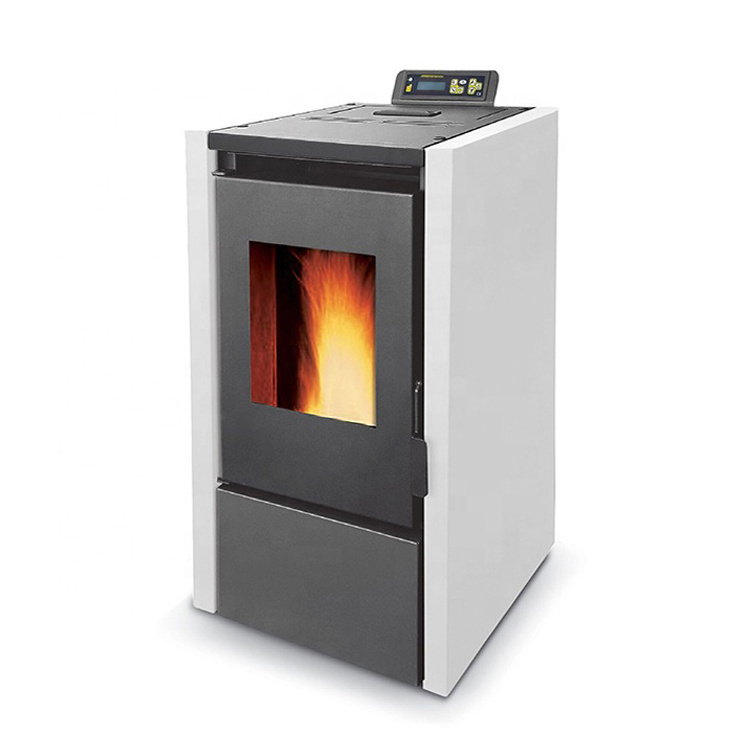 6 KW Mini portable wood burning pellet stove, estufa a pellet