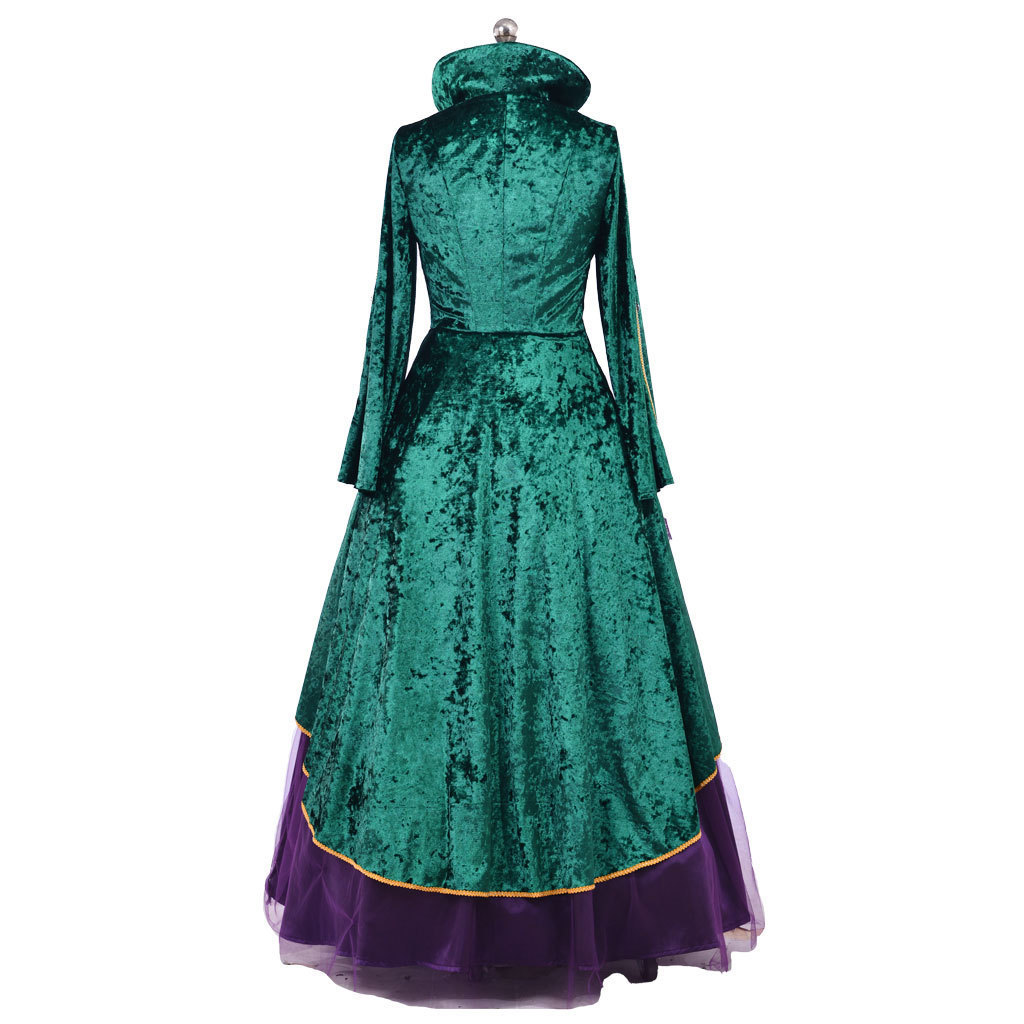 Halloween Cosplay Performance Wear Medieval Elf Fairy Fantasy Costume Dress