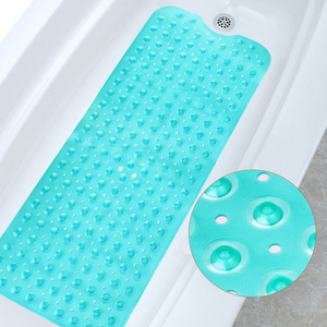 100 x 40cm Extra Long PVC Bath Tub Mat Anti-slip Bathtub Mat