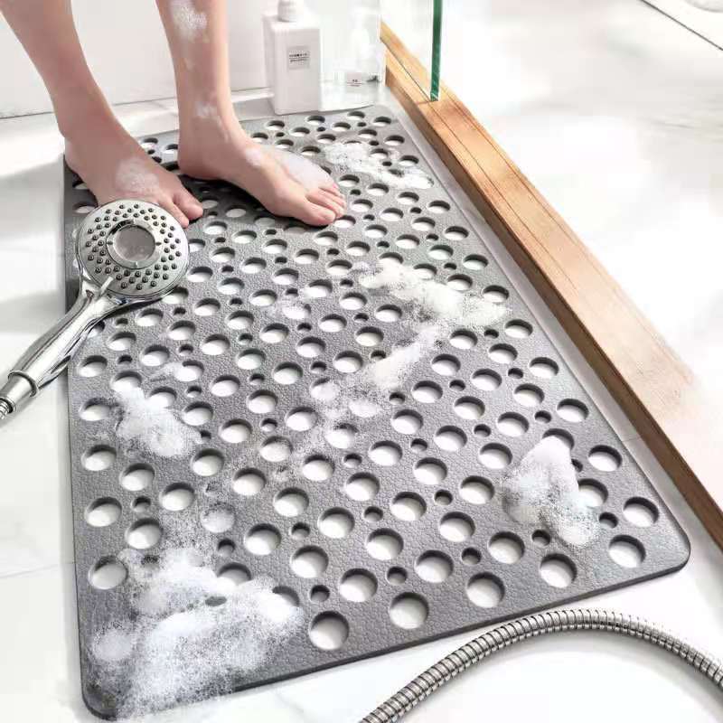 2021 Hot Sale Eco-friendly TPE Rubber  Bath Floor Anti-slip Mat Shower Non-slip Mats