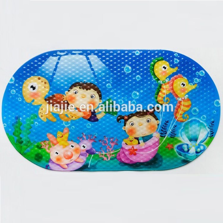 (J-P6939) Wholesale 2021 new design PVC cartoon antislip bath mat