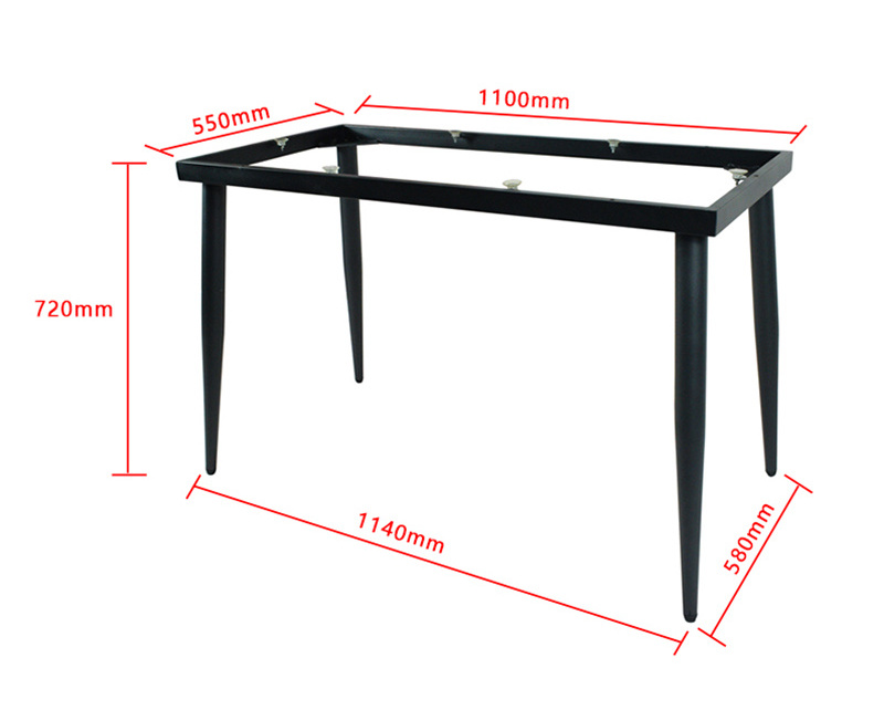 Table legs standard industrial dining stainless steel/iron frame table base