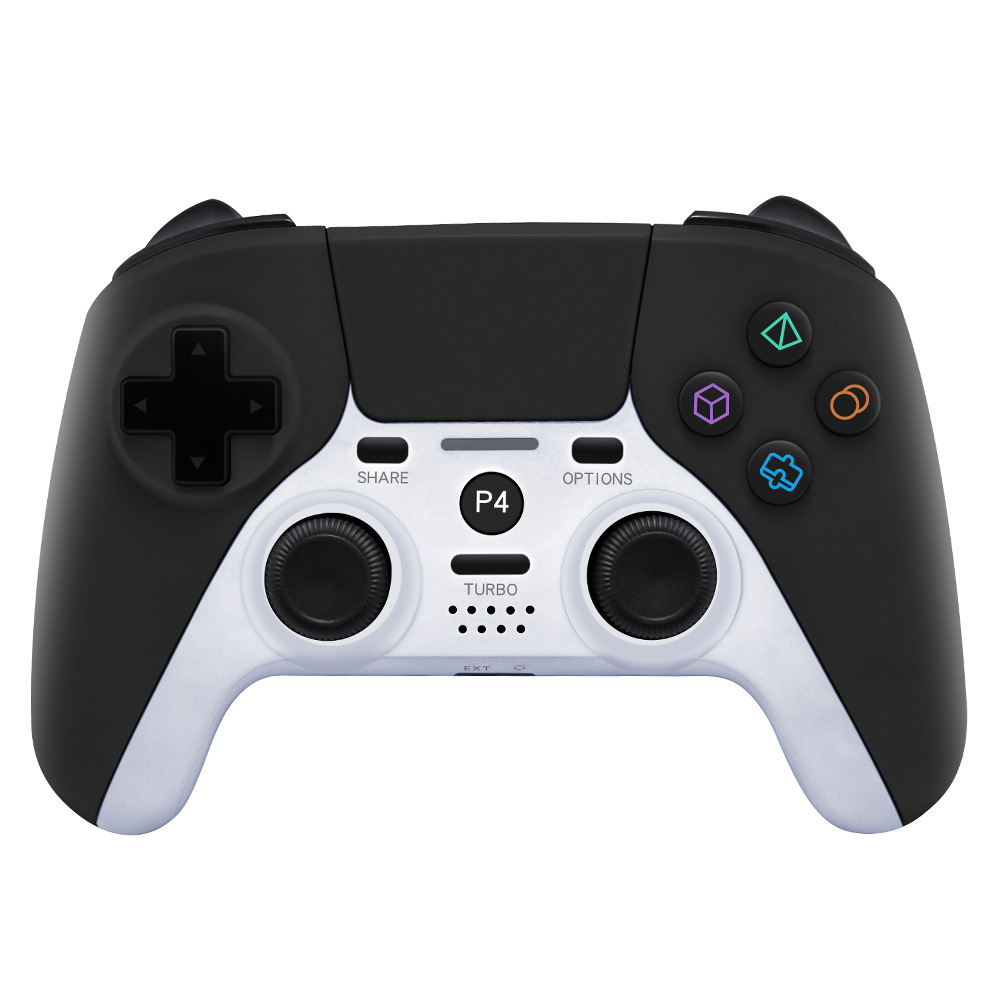 Private model customized PS5 appearance PS4 gamepad six-axis dual vibration strip light touch pad P4 gamepad hot wholesale