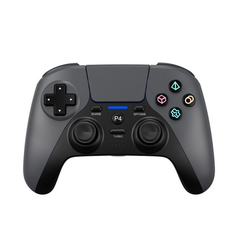 Private model customized PS5 appearance PS4 gamepad six-axis dual vibration strip light touch pad P4 gamepad hot wholesale