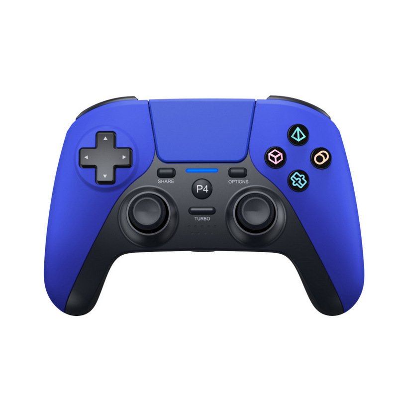 Private model customized PS5 appearance PS4 gamepad six-axis dual vibration strip light touch pad P4 gamepad hot wholesale