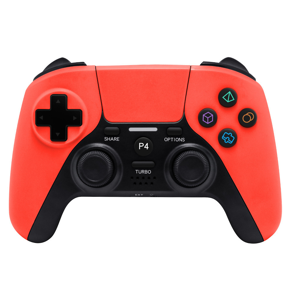 Private model customized PS5 appearance PS4 gamepad six-axis dual vibration strip light touch pad P4 gamepad hot wholesale