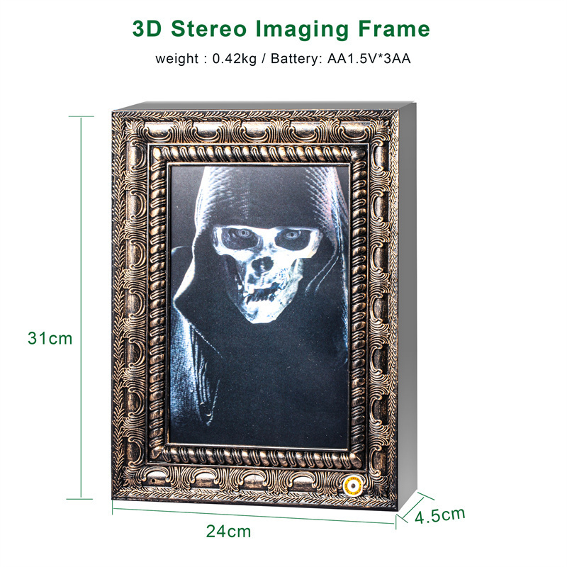 Halloween Series Ghost Skull Scary Photo Frame Props For Halloween Party Haunted House Decorations