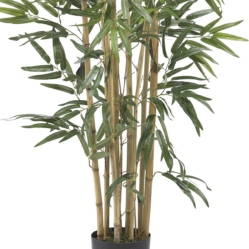 Wholesale 90cm 36inch Indoor Fake Bamboos Leaves Plant For Sale Artificial Bamboo Tree