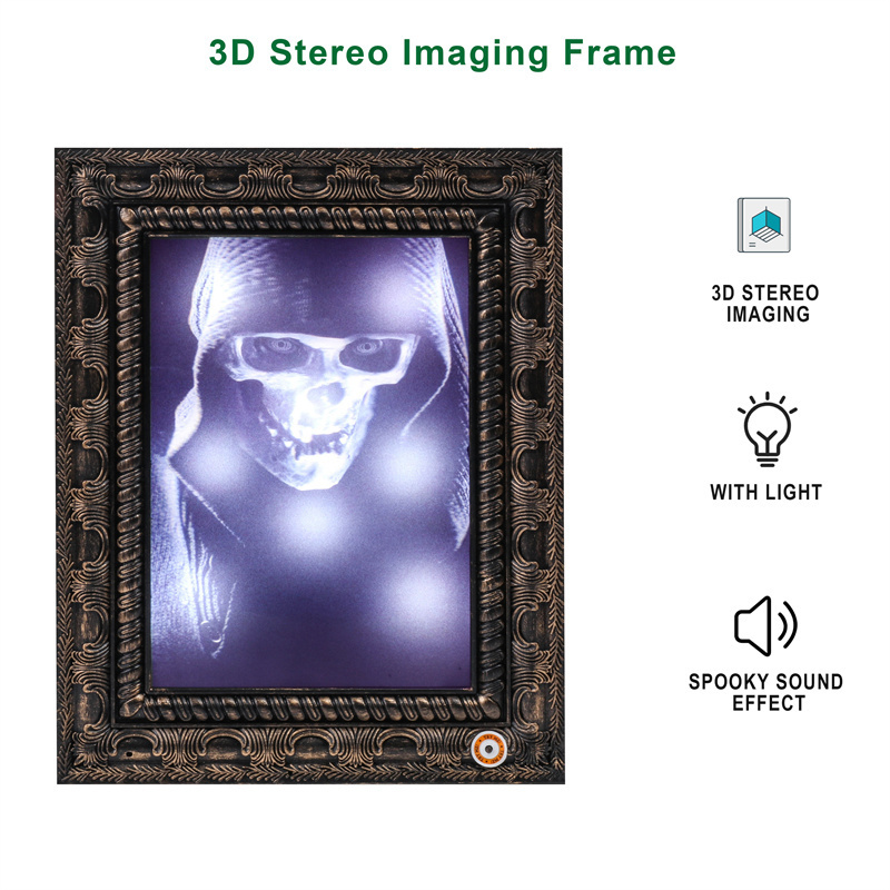 Halloween Series Ghost Skull Scary Photo Frame Props For Halloween Party Haunted House Decorations