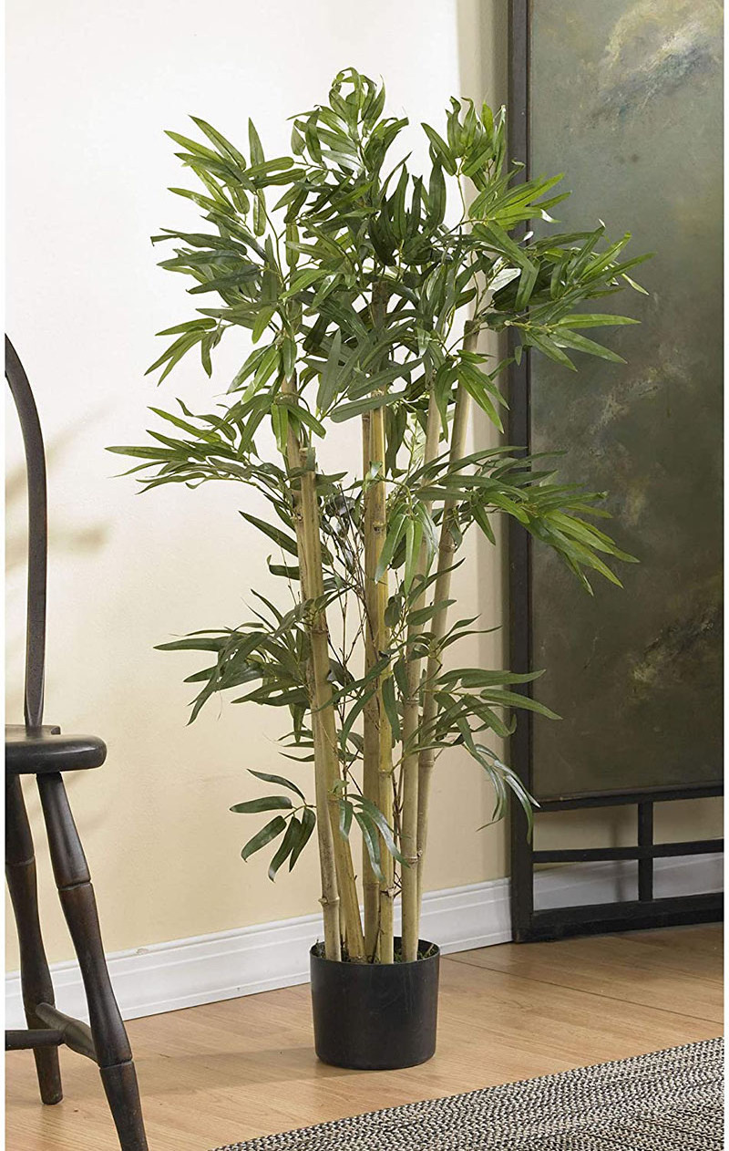 Wholesale 90cm 36inch Indoor Fake Bamboos Leaves Plant For Sale Artificial Bamboo Tree