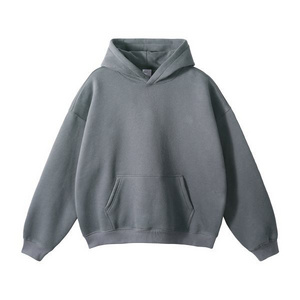 Wholesale unisex plain cotton pullover hoodie 80 cotton 20 polyester hoodies custom logo