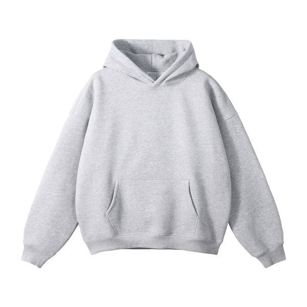 Wholesale unisex plain cotton pullover hoodie 80 cotton 20 polyester hoodies custom logo