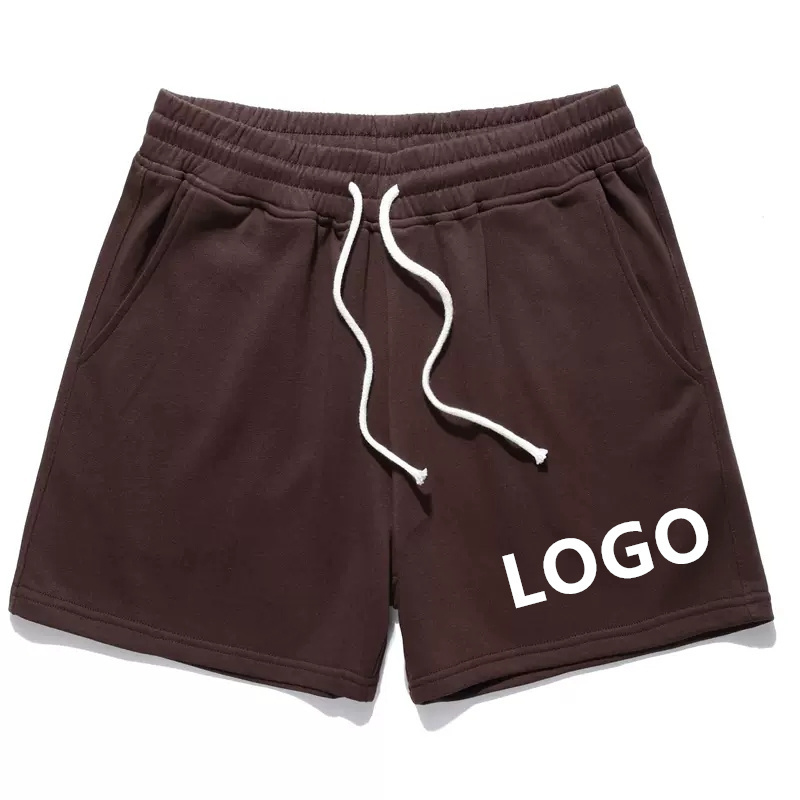 2023 Custom Logo Blank Summer Running Shorts Athletic Workout 100% Cotton Sweat Gym Men Shorts plus size women's shorts