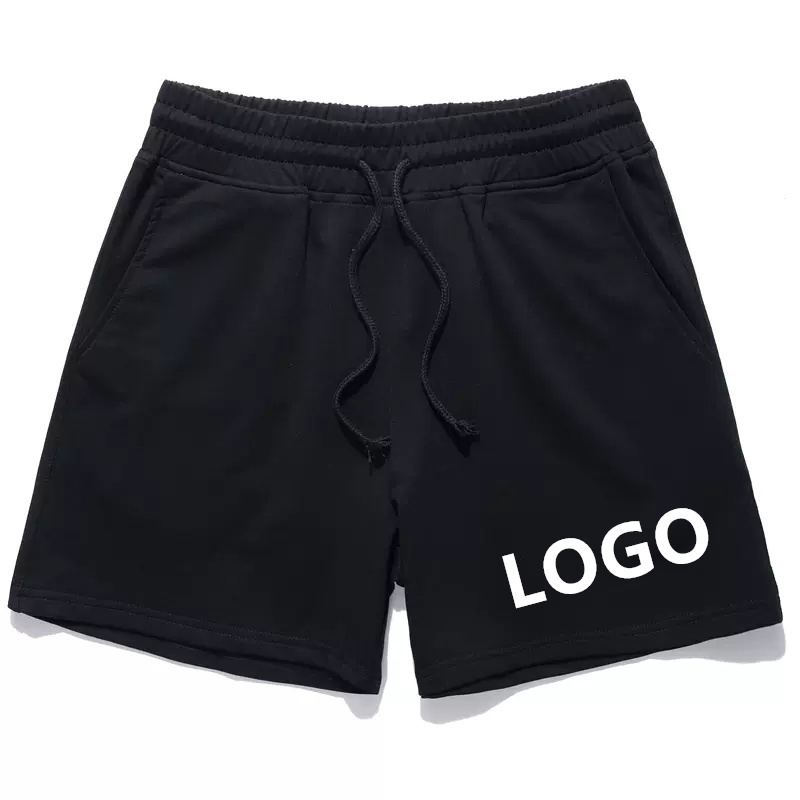 2023 Custom Logo Blank Summer Running Shorts Athletic Workout 100% Cotton Sweat Gym Men Shorts plus size women's shorts