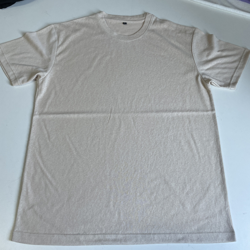 Oem Logo 100% Hemp T Shirts Wholesale Hemp Clothing Manufacturer