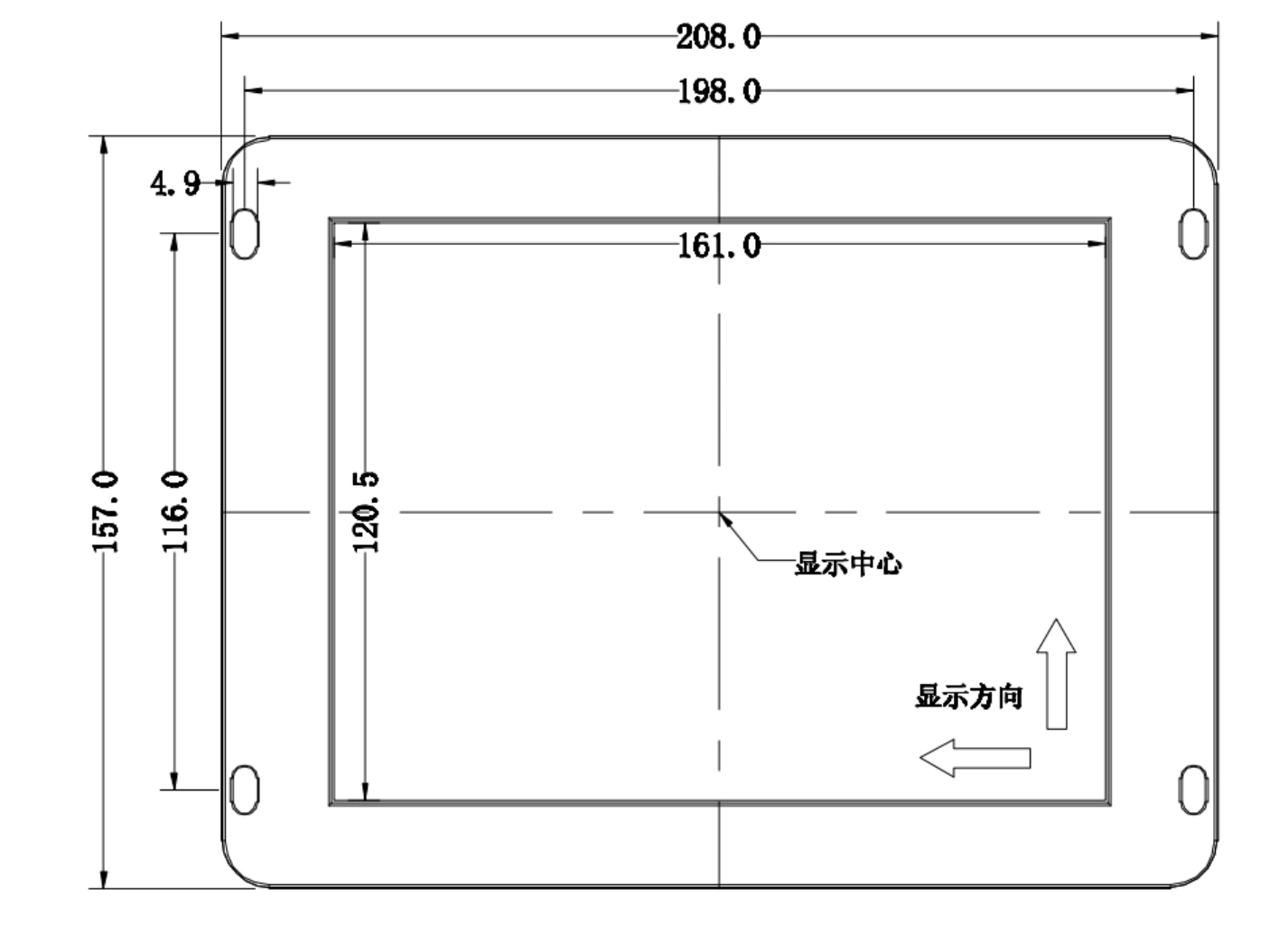 Elevator 8-inch Monarch STEP car LCD display CCB-T8-TPJhorizontal and vertical multimedia picture machine