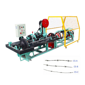 Automatic high speed galvanized barbed wire making machine for sale