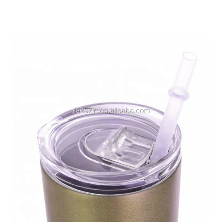 20oz stainless steel skinny tumbler cup double wall insulated tumbler with lid and straw insulated skinny tumbler cups