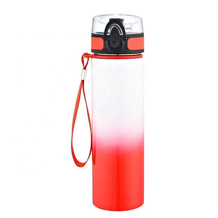 24 oz OEM Mental Sports Thermos Vacuum Flasks Leak Proof Motivational Water Bottle with Time Maker and Strap