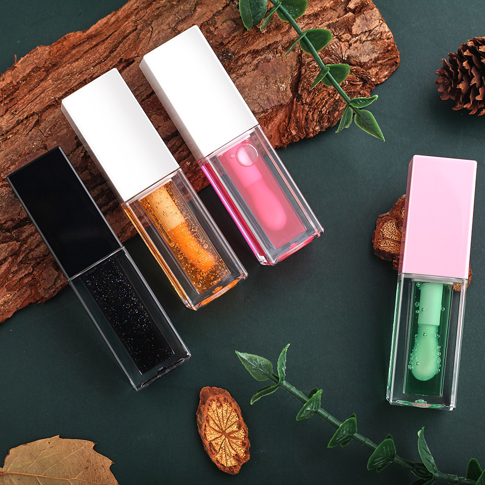 OEM skin care cosmetics non-sticky deeply hydrates smooth plumped lip gloss watermelon lip oil