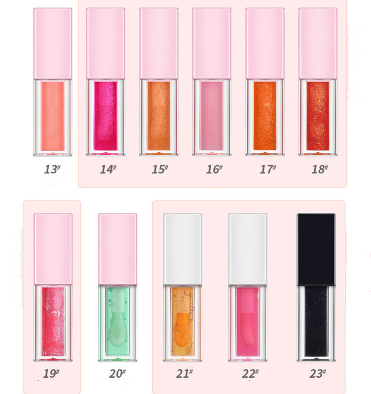 OEM skin care cosmetics non-sticky deeply hydrates smooth plumped lip gloss watermelon lip oil