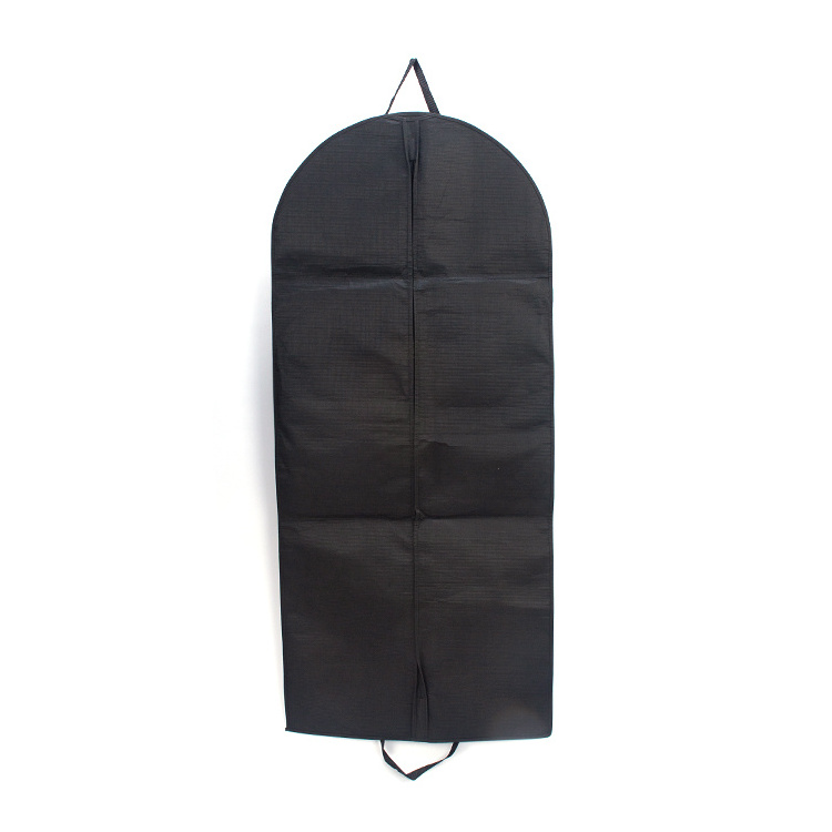 Custom breathable rpet nonwoven long dress dust garment bag for suits