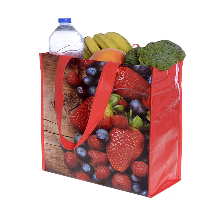 Custom High Quality Extra Large Capacity Laminated PP Woven Shopping Bag