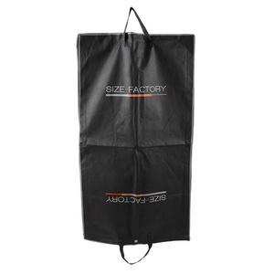 Non woven cloth dress bags garment cover with zipper custom logo