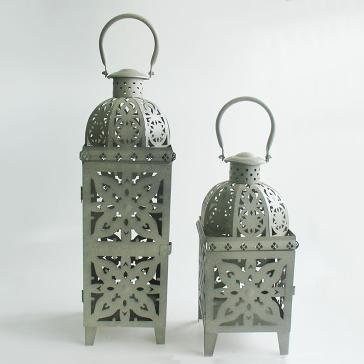 Wholesale Moroccan Style Hollow Out  Metal  Lanterns For Home Dec