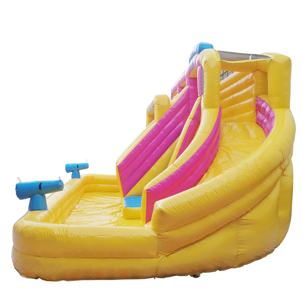 Factory direct sale  Inflatable Bounce Multi-purpose Rock Climbing Inflatable Castle Inflatable water slide with pool for kid's