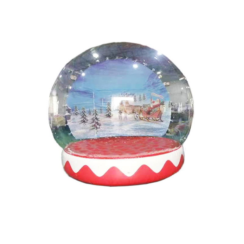 Christmas Decoration Clear Inflatable Dome Bubble Tent  inflatable snow globe with snow inflatable snow globe photo booth