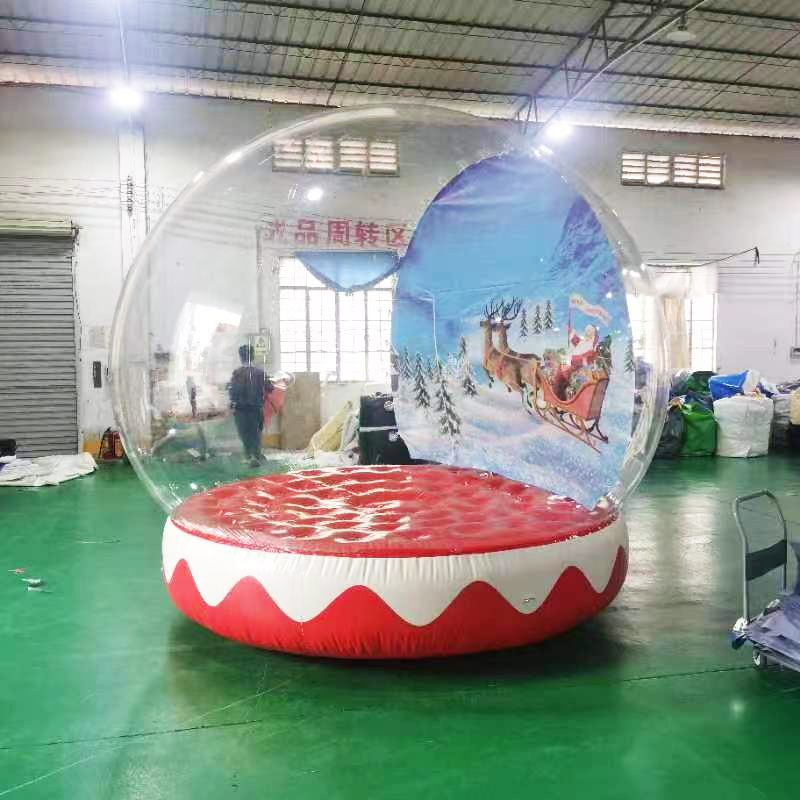 Christmas Decoration Clear Inflatable Dome Bubble Tent  inflatable snow globe with snow inflatable snow globe photo booth