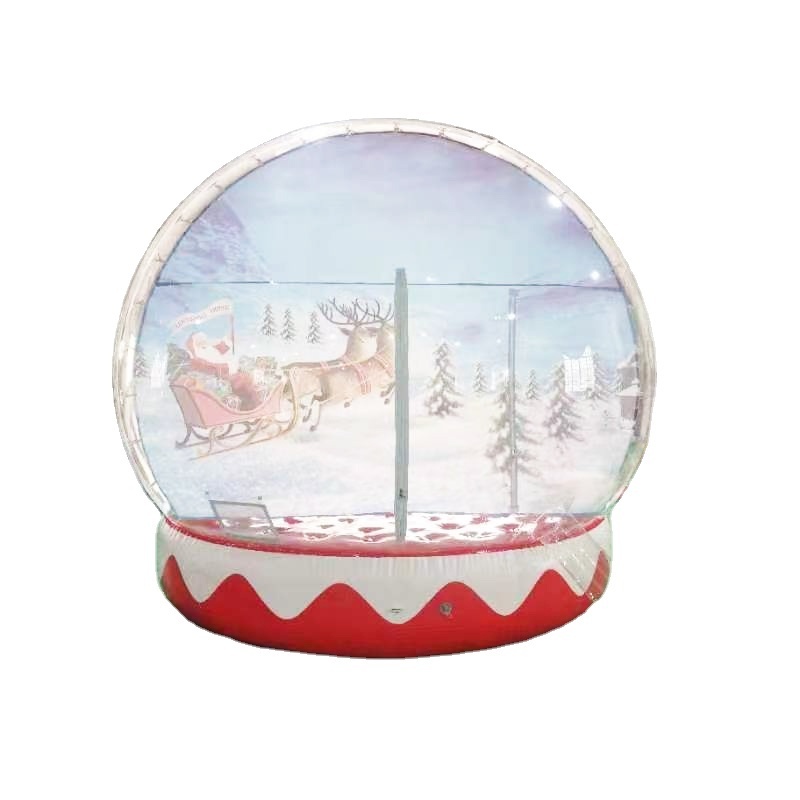 Christmas Decoration Clear Inflatable Dome Bubble Tent  inflatable snow globe with snow inflatable snow globe photo booth