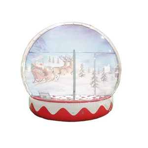 Christmas Decoration Clear Inflatable Dome Bubble Tent  inflatable snow globe with snow inflatable snow globe photo booth