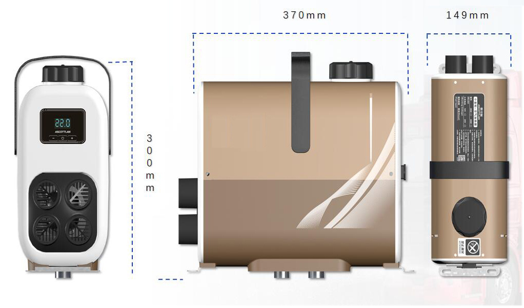 All In One Parking Heater  5kw for Truck Boat Caravan Bus Similar with Webasto cargo truck car bus caravan boat camper SUV