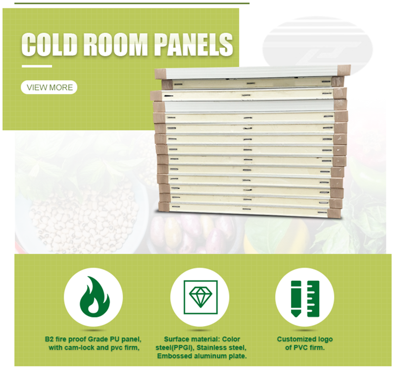 Polyurethane cold room insulation panel rigid cold room refrigerator insulation panels