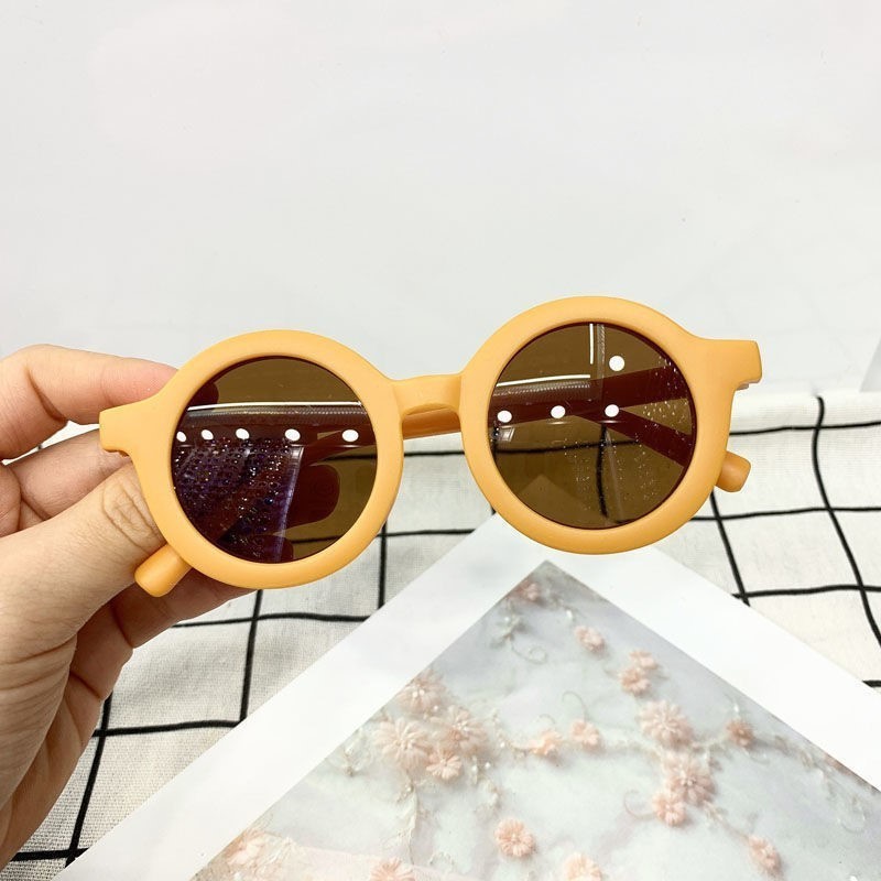 New Children's Sunglasses Fashionable Polarized Light Cute Cartoon Individualized Sunglasses Baby's Fashionable UV Visor