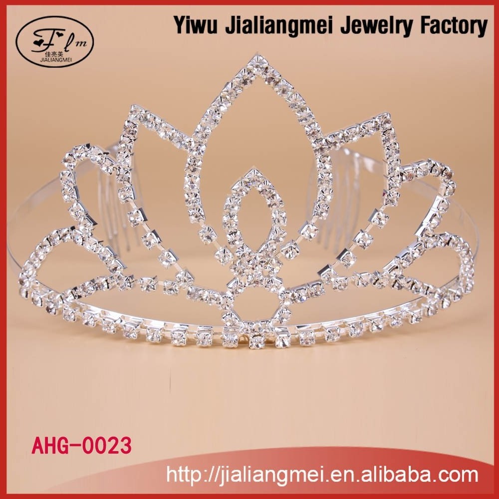 Cheap prettty custom pageant crowns tiara,wedding tiara and crown,cheap rhinestone tiara and crown