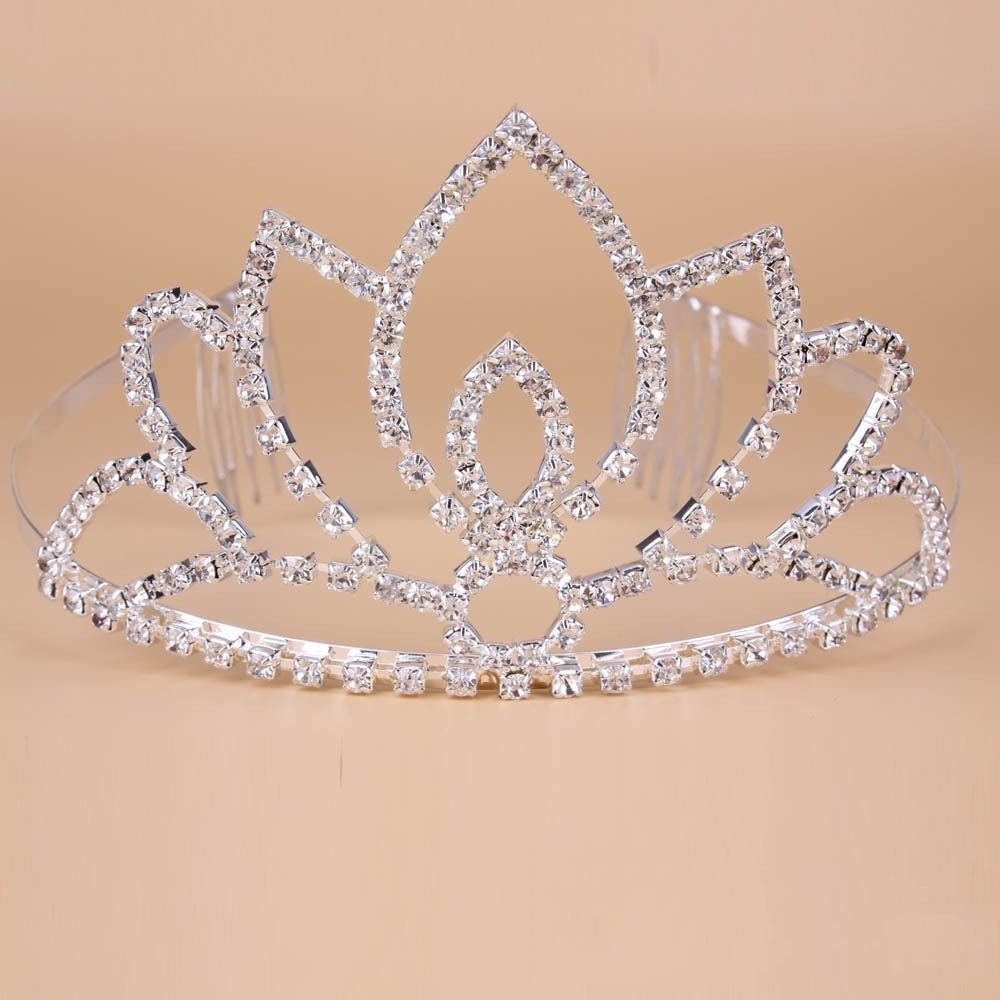 Cheap prettty custom pageant crowns tiara,wedding tiara and crown,cheap rhinestone tiara and crown