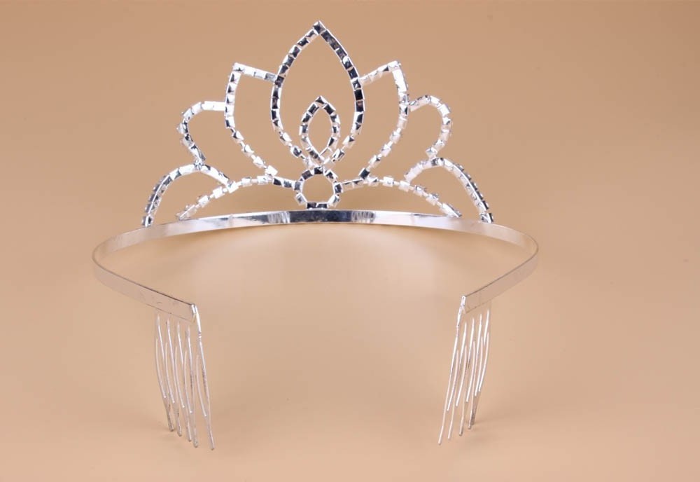 Cheap prettty custom pageant crowns tiara,wedding tiara and crown,cheap rhinestone tiara and crown