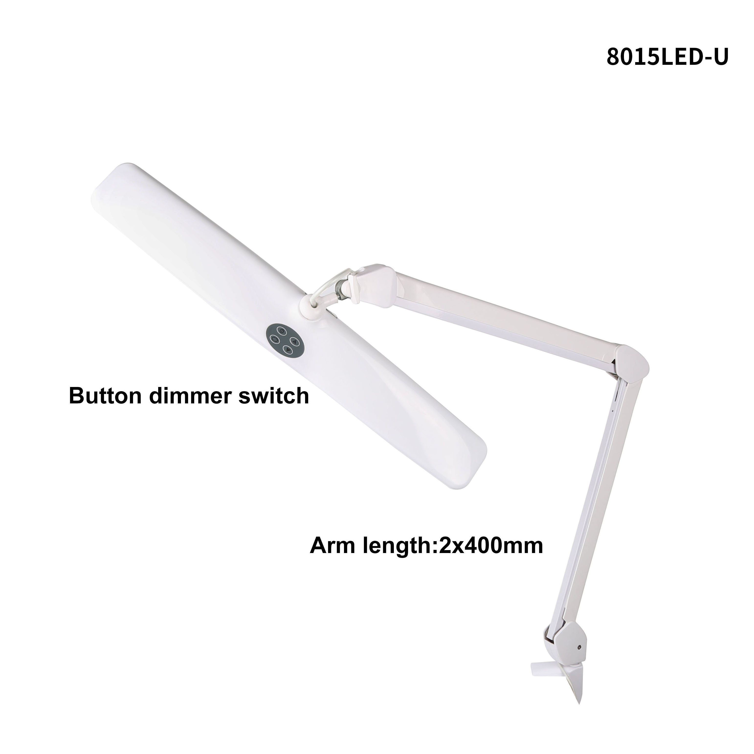 Usb Swing Arm Led Desk Lamp With Clamp Dimmable Reading Light Clip-on Table Lamp Working Desk Lamp