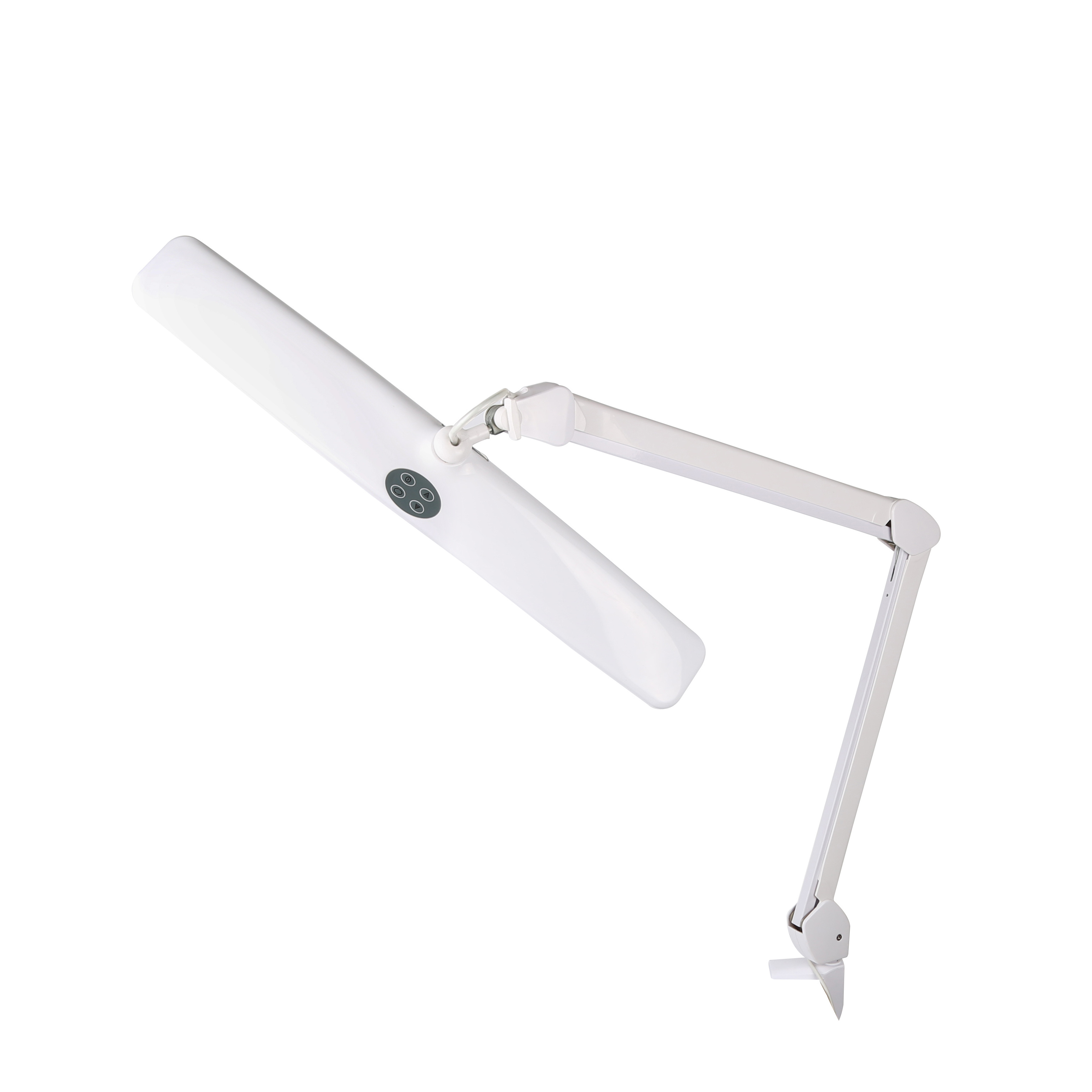 Usb Swing Arm Led Desk Lamp With Clamp Dimmable Reading Light Clip-on Table Lamp Working Desk Lamp